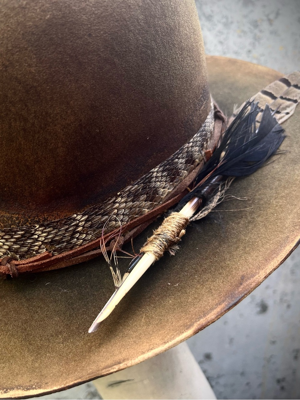 CROSSROADS Custom Unisex Open Crown Hat size 7 1/2 - Picture 5 of 12